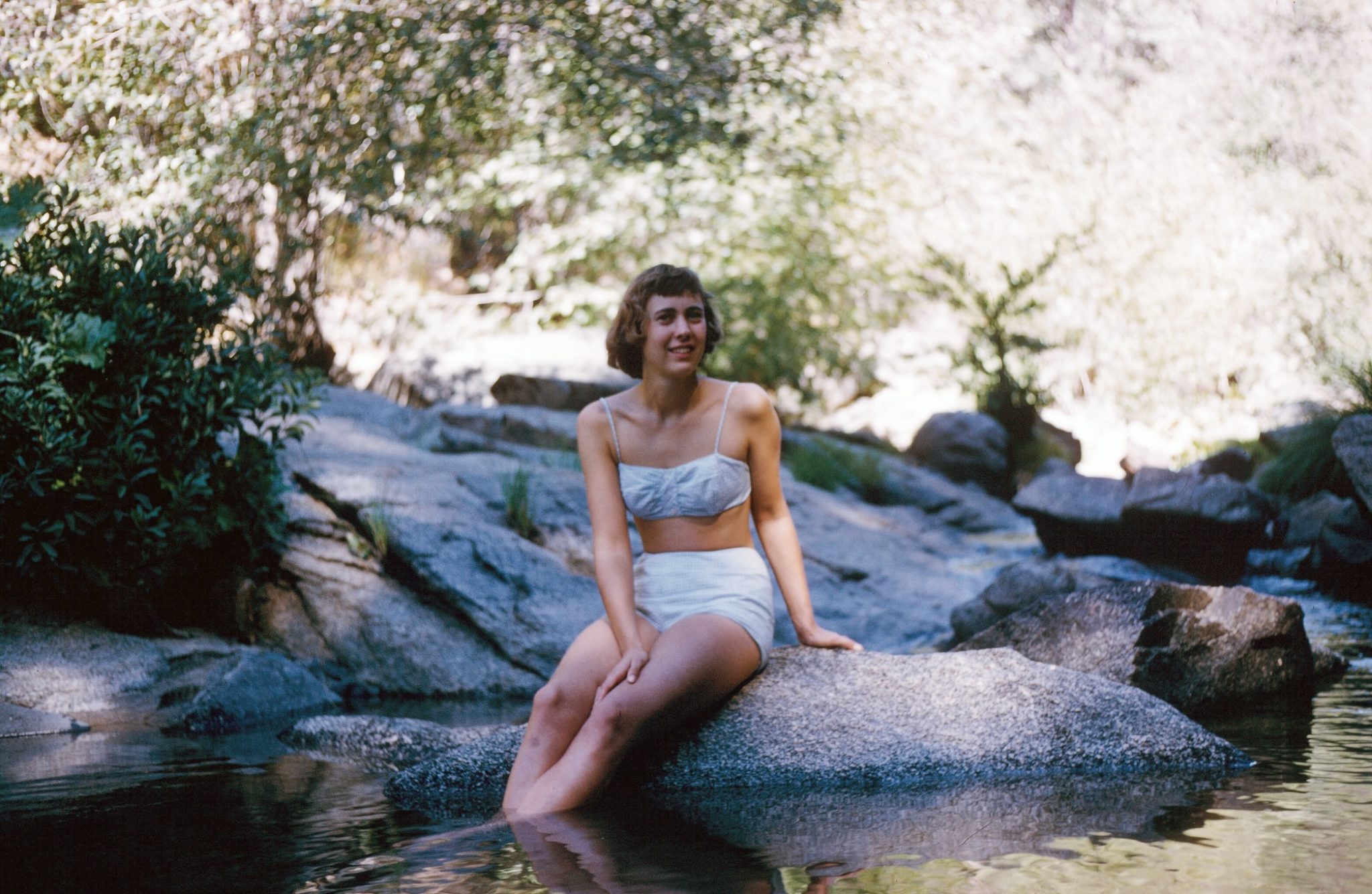 Gale Young Sitting at River