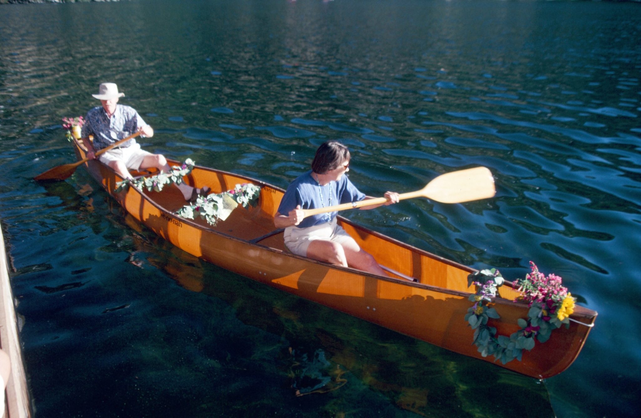 Gale and Don Canoe Kirk and Lesli's Wedding