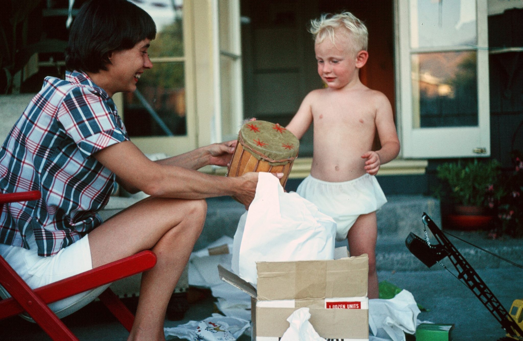 Gale and Kirk Opening Drum Presents